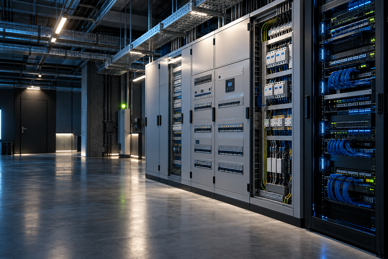 Wizualizacja infrastruktury elektrycznej i sieciowej